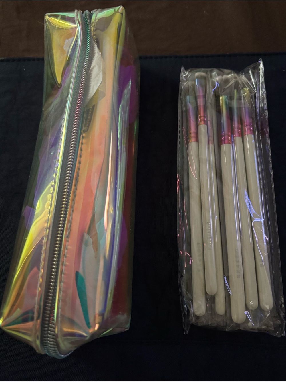 Morphe Iridescent Rainbow Brush Set Packaging